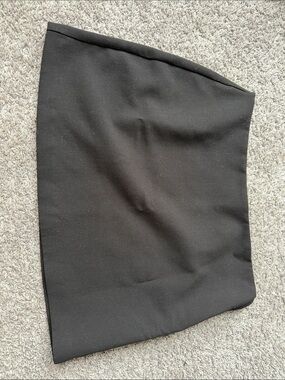 Dynamite Black Mini Skirt - Sleek Straight Cut